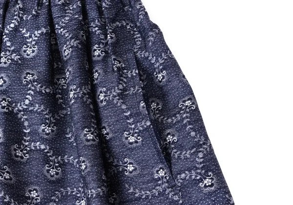 tricot COMME des GARCONS Floral Botanical Pront Cupra Dress K-173252_008