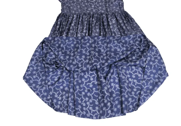 tricot COMME des GARCONS Floral Botanical Pront Cupra Dress K-173252_010