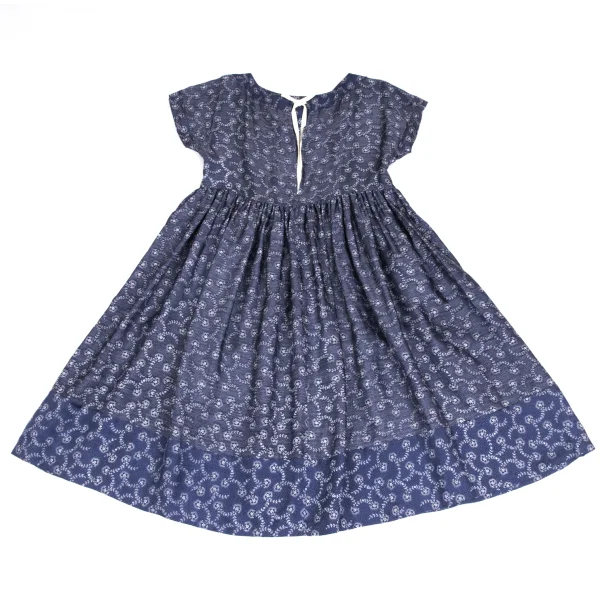 tricot COMME des GARCONS Floral Botanical Pront Cupra Dress K-173252_011