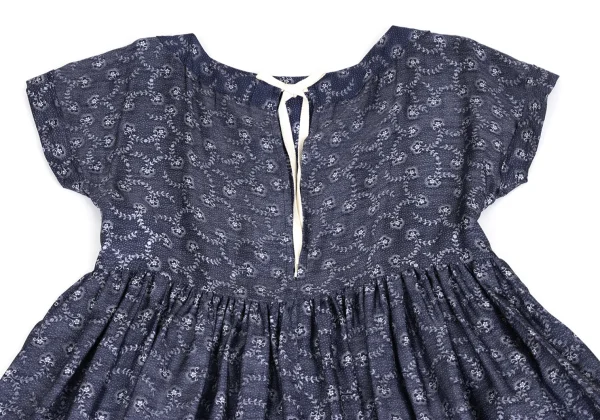 tricot COMME des GARCONS Floral Botanical Pront Cupra Dress K-173252_012