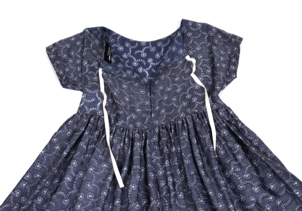tricot COMME des GARCONS Floral Botanical Pront Cupra Dress K-173252_013