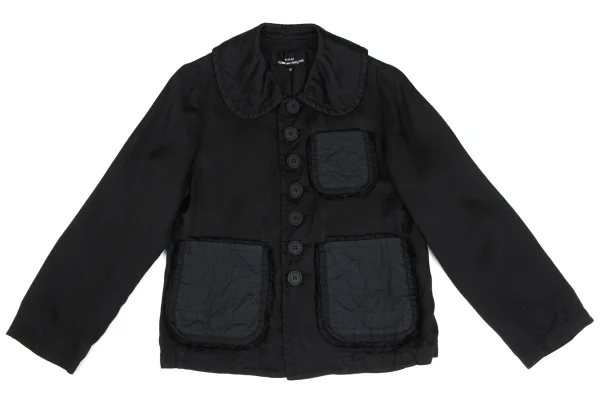 tricot COMME des GARCONS Dyed Cupra Frill Pocket Jacket K-173253_002