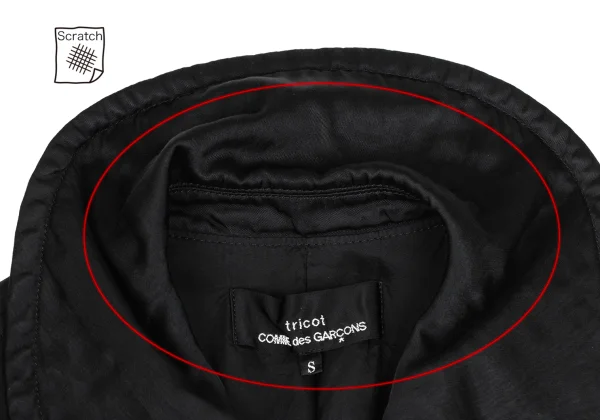 tricot COMME des GARCONS Dyed Cupra Frill Pocket Jacket K-173253_005