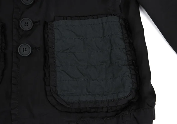 tricot COMME des GARCONS Dyed Cupra Frill Pocket Jacket K-173253_011