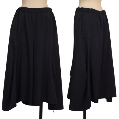 COMME des GARCONS Wool Gaba 3D Switching Wide Pants