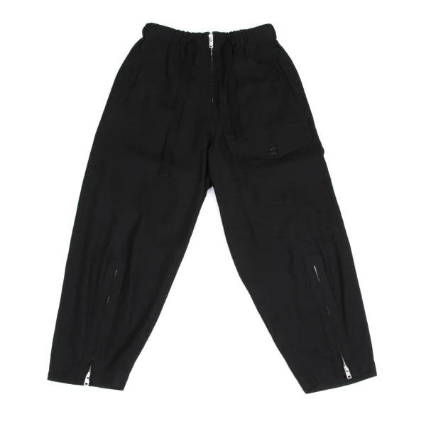 TAKESHI KOSAKA by Y's Pink Label Zip Design Pants Black 1 K-173258_001