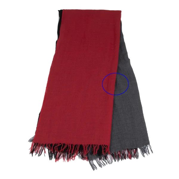Y's Three Layer Fringe Scarf K-173265_002