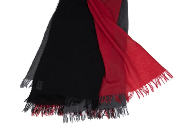 Y's Three Layer Fringe Scarf K-173265_007