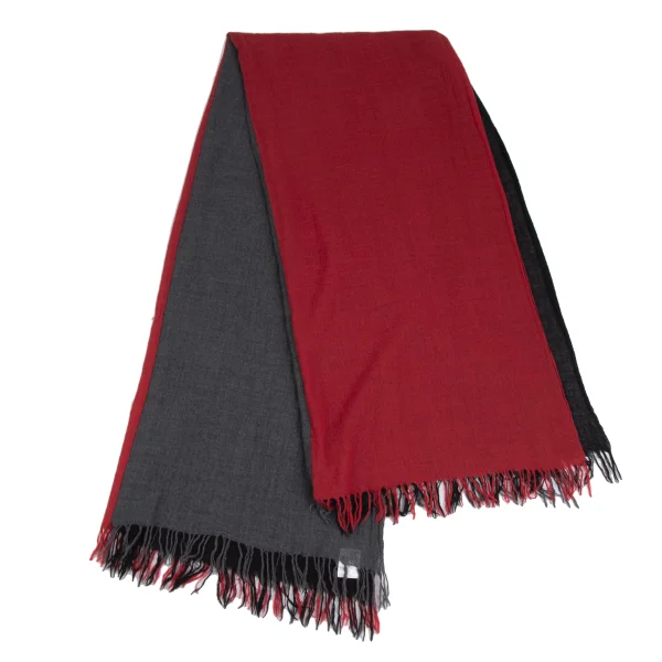 Y's Three Layer Fringe Scarf K-173265_008