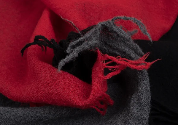 Y's Three Layer Fringe Scarf K-173265_009