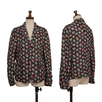 tricot COMME des GARCONS Floral Print Rayon Padded Jacket