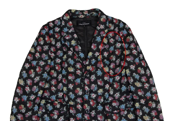 tricot COMME des GARCONS Floral Print Rayon Padded Jacket K-173267_003