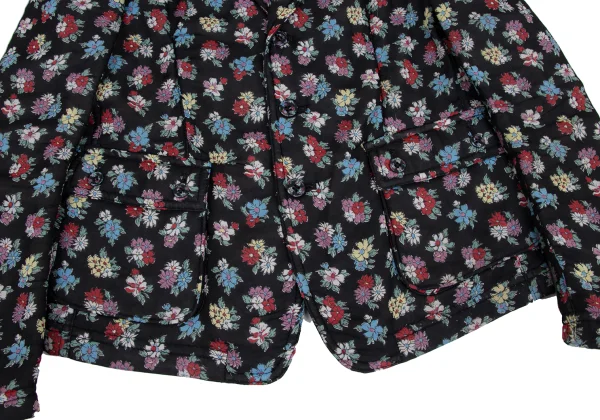 tricot COMME des GARCONS Floral Print Rayon Padded Jacket K-173267_008