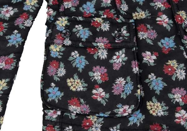 tricot COMME des GARCONS Floral Print Rayon Padded Jacket K-173267_009
