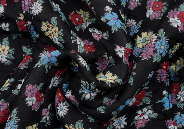 tricot COMME des GARCONS Floral Print Rayon Padded Jacket K-173267_018