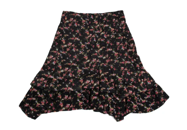 tricot COMME des GARCONS Floral Print Rayon Padded Skirt K-173268_002