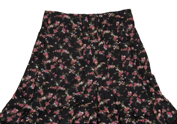tricot COMME des GARCONS Floral Print Rayon Padded Skirt K-173268_003
