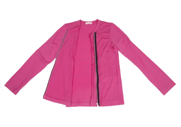 COMME des GARCONS Wool Nylon Zip Cardigan K-173269_010