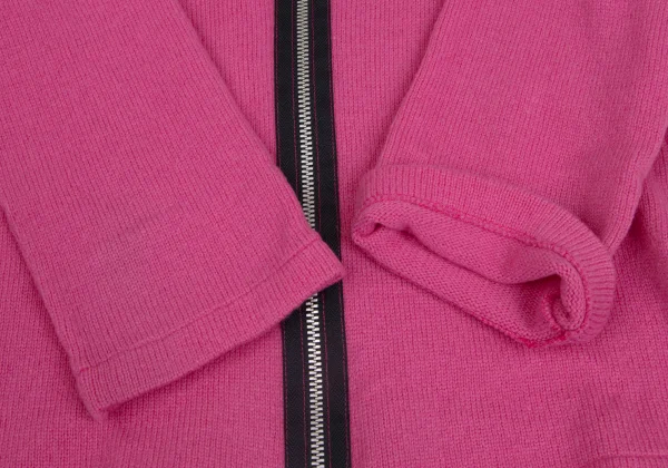 COMME des GARCONS Wool Nylon Zip Up 3/4 sleeve Kinit Cardigan K-173270_007