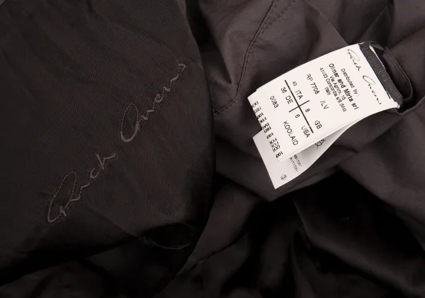 Rick Owens Leather High Neck Wrap Motorcycle Jacket K-173272_018