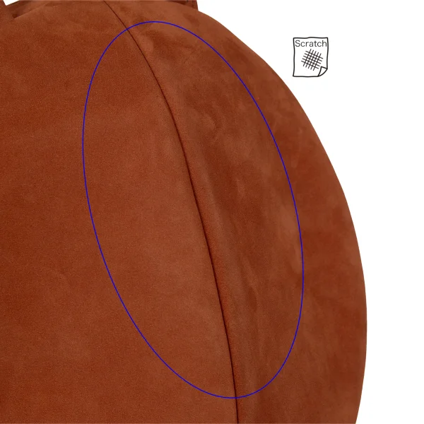 Unbranded Faux Suede Ball Hand Bag K-173273_007