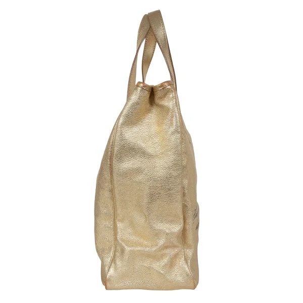 Yves Saint Laurent rive gauche Y Mail Metallic Leather Tote Bag K-173274_008