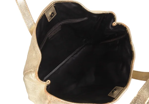Yves Saint Laurent rive gauche Y Mail Metallic Leather Tote Bag K-173274_015