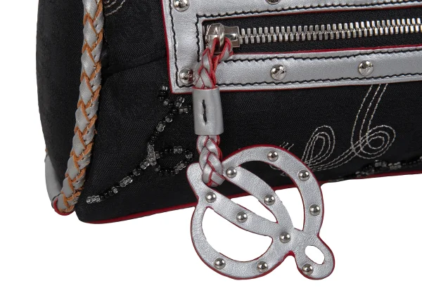 LOEWE Charm Zip Braided Handle Bag K-173275_002