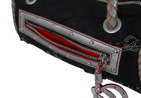 LOEWE Charm Zip Braided Handle Bag K-173275_003