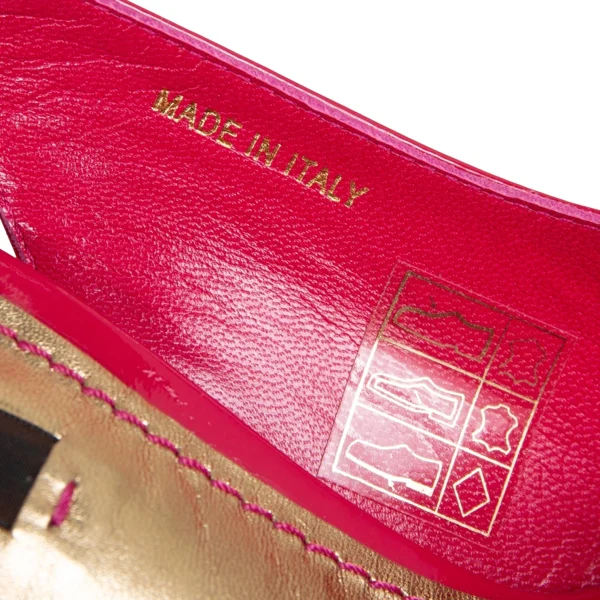 Louis Vuitton Floral Patent Leather Jute Wedge Sandal K-173281_014