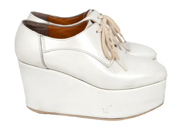 JUNYA WATANABE COMME des GARCONS Leather Platform Shoes K-173285_004
