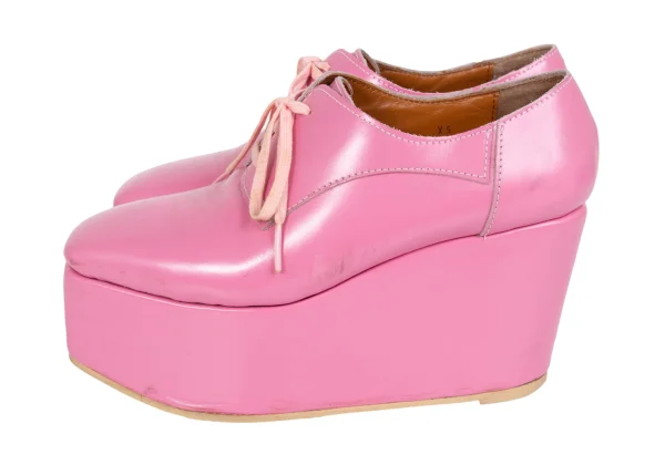 JUNYA WATANABE COMME des GARCONS Leather Platform Shoes K-173286_003