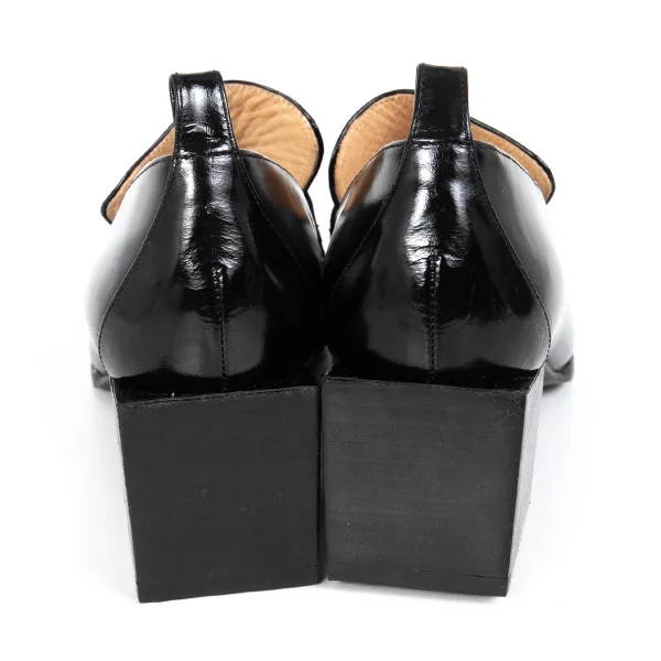 Jean Paul GAULTIER Square Heel Leather Penny Loafers K-173287_004