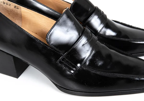 Jean Paul GAULTIER Square Heel Leather Penny Loafers K-173287_006