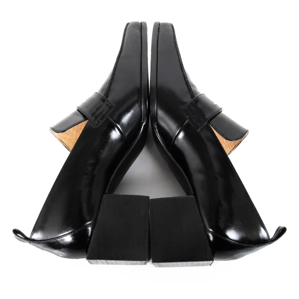 Jean Paul GAULTIER Square Heel Leather Penny Loafers K-173287_008