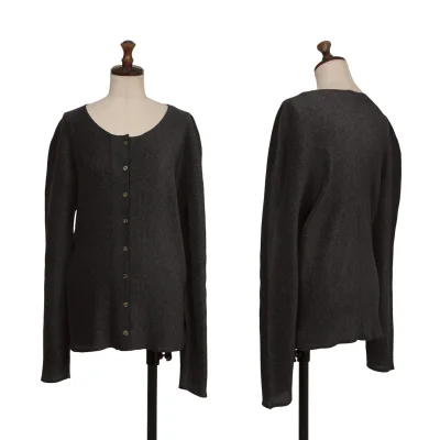 PLEATS PLEASE Mist Pleats Marble Cardigan