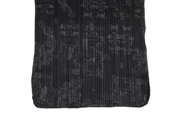 PLEATS PLEASE Dragon Printed Turtle Neck Blouse K-173289_006