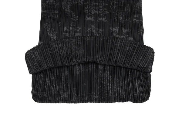 PLEATS PLEASE Dragon Printed Turtle Neck Blouse K-173289_007
