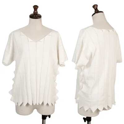 PLEATS PLEASE A-POC Triangle Jacquard Stretch T Shirt
