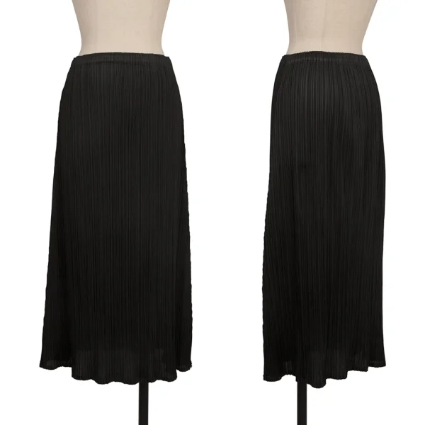 PLEATS PLEASE Outseam A Line Skirt Black 2 K-173293_001