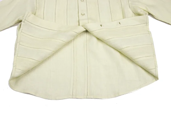 ASHA BY MDS Sheer Stripe Stand Collar Shirt Jacket K-173297_013