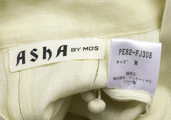 ASHA BY MDS Sheer Stripe Stand Collar Shirt Jacket K-173297_018