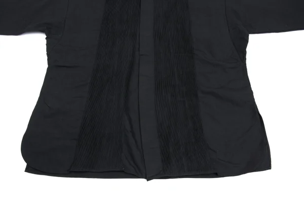 ASHA BY MDS Front Pintuck Detailing Band Collar Jacket  K-173301_010