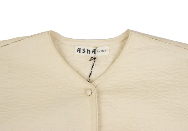 ASHA BY MDS Sashiko Collarless Jacket K-173302_004