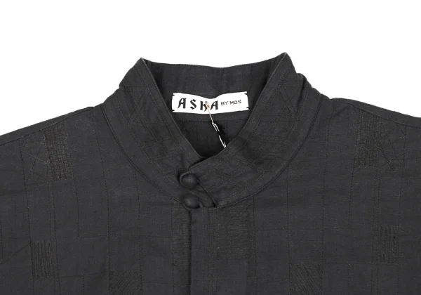 ASHA BY MDS Graphic Embroidered Stand Collar Jacket K-173304_003