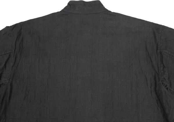 ASHA BY MDS Graphic Embroidered Stand Collar Jacket K-173304_013