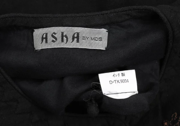 ASHA BY MDS Zigzag Animal Stitching  Collarless Jacket K-173306_018