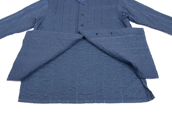 ASHA BY MDS Striped Sashiko Embroidered Stand Collar Jacket K-173308_009