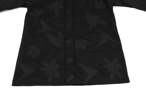 ASHA BY MDS Graphic Embroidery Foil Print Stand Collar Jacket K-173309_009