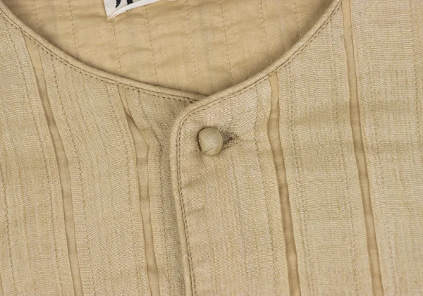 ASHA BY MDS Cotton Silk Tape Detail Collarless Jacket K-173311_004